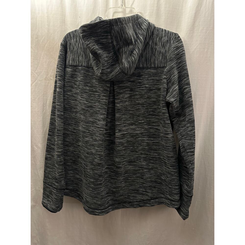 Mountain Hardwear Womens Fleece Hoodie Jacket Snap Buttons Heather Gray Large - Picture 3 of 11